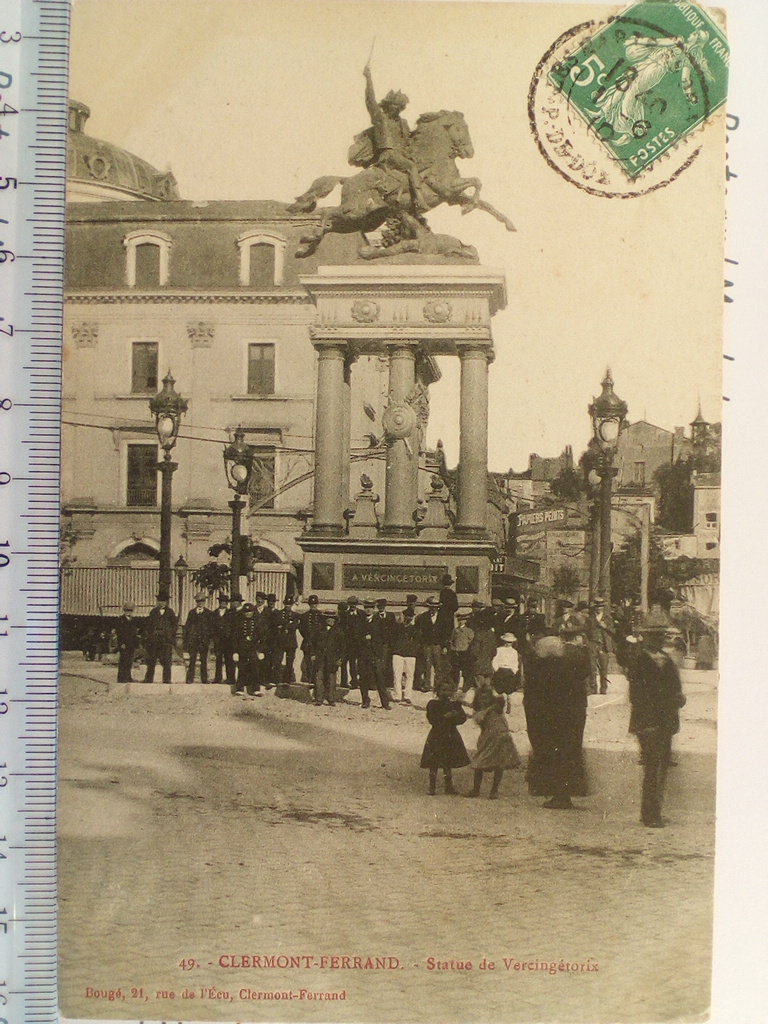 /France/FR_place_1910_CLERMONT-FERRAND. Statue Vercingetorix.jpg